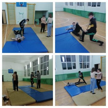 Тренировки спортивной секции "Вольная борьба"